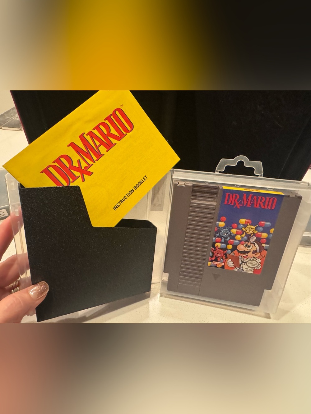 Nintendo Dr. Mario NES Cartridge W/Manual/Sleeve/Case - Authentic